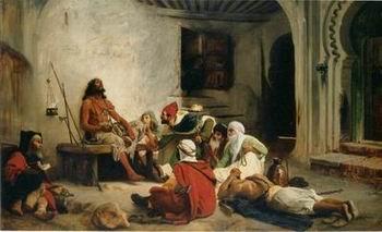 unknow artist Arab or Arabic people and life. Orientalism oil paintings 71 oil painting image